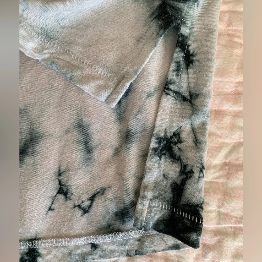 American Eagle AEO Soft & Sexy T-Shirt Short Sleeve Tie Dye Blue White Women’s L - Picture 7 of 12